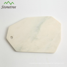 Tabla de quesos de mármol natural / tabla de cortar de mármol / tabla de servir de mármol